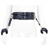 Waist Harness and Handcuffs - - Cuffs And Restraints
